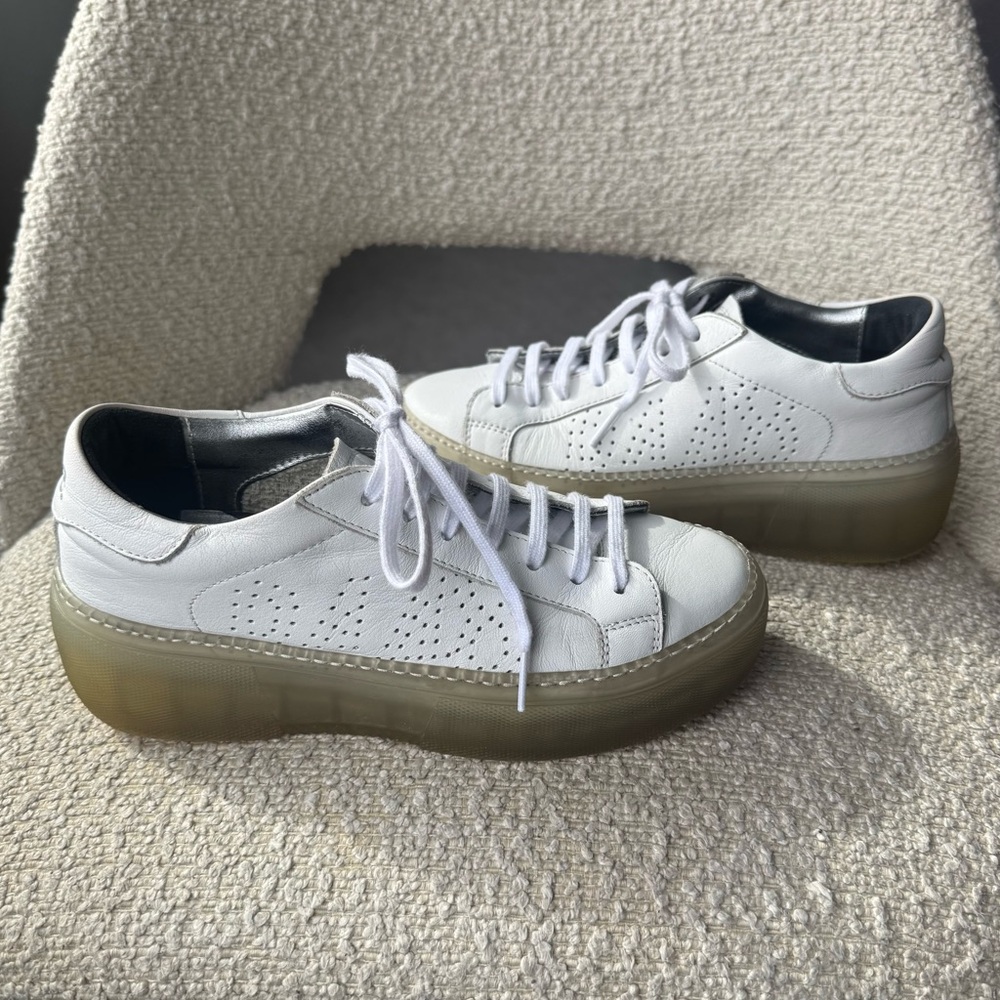 P448 Louise Platform Sneaker with Gum Sole